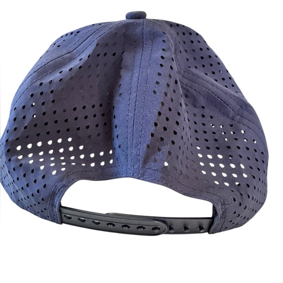 Pine & Palm Performance Hat Waterproof Adjustable Blue Hat - Picture 4 of 9